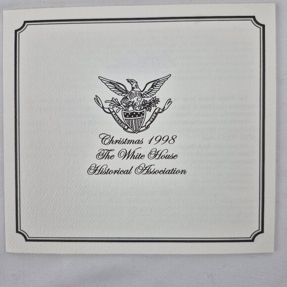 1998 Official White House Christmas Ornament Commemorates the 15th President - Picture 12 of 16